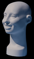 Smiling Female Head
