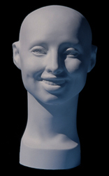 Smiling Female Head